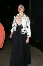 ROSE MCGOWAN at Chiltern Firehouse in London 08/28/2019