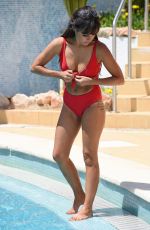 ROXANNE PALLETT in Bikini at a Pool in New York, August 2019