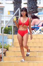 ROXANNE PALLETT in Bikini at Her Hotel in New York 08/15/2019