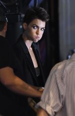 RUBY ROSE on the Set of Batwoman in Vancouver 08/02/2019