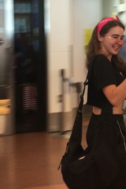 SABRINA CAPRENTER at Airport in Tokyo 08/15/2019