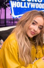 SABRINA CARPENTER at Young Hollywood Studios in Los Angeles 08/23/2019