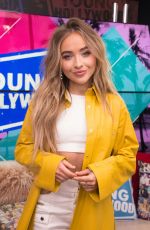 SABRINA CARPENTER at Young Hollywood Studios in Los Angeles 08/23/2019