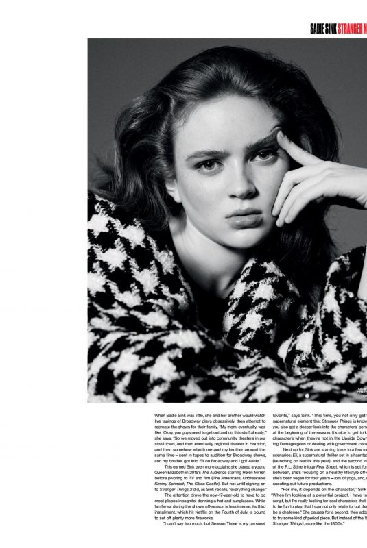 SADIE SINK and LILLIYA SCARLETT REID in V Magazine, Fall 2019 Preview