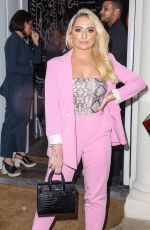 SAFFRON BARKER Out and About in London 08/09/2019