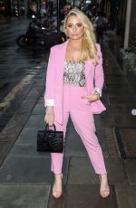 SAFFRON BARKER Out and About in London 08/09/2019