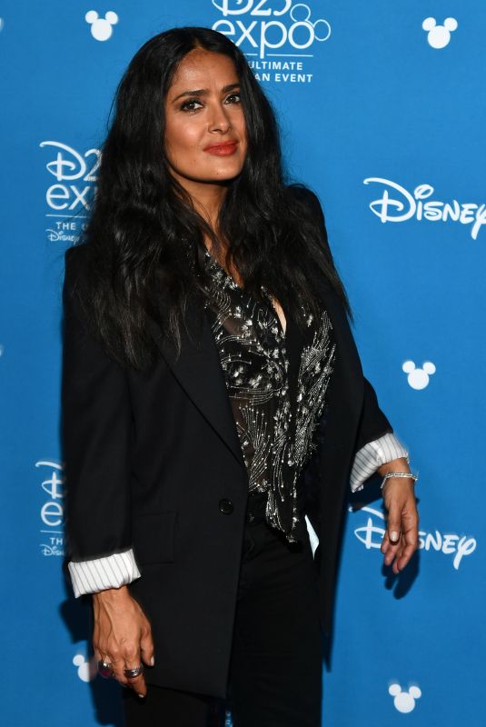 SALMA HAYEK at D23 Expo in Anaheim 08/24/2019