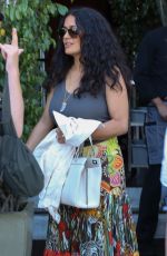 SALMA HAYEK Out for Lunch at E Baldi in Beverly Hills 08/02/2019