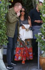SALMA HAYEK Out for Lunch at E Baldi in Beverly Hills 08/02/2019