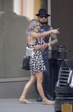 SAMIRE ARMSTRONG and Dave Navarro Out in New York 08/15/2019