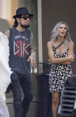 SAMIRE ARMSTRONG and Dave Navarro Out in New York 08/15/2019