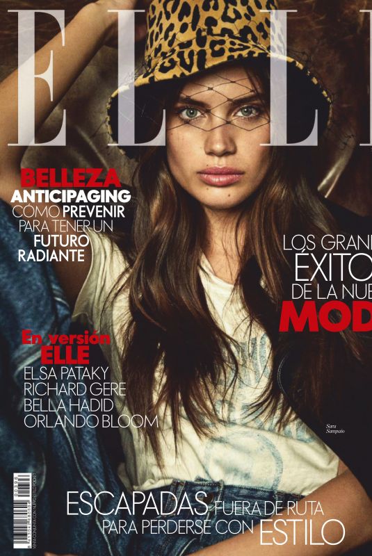 SARA SAMPAIO in Elle Magazine, Spain September 2019