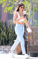 SARA SAMPAIO in Ripped Denim Out in Los Angeles 08/12/2019