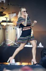 SARAH CONNOR Performs at Radio Brocken Stars for Free 2019 Festival 08/25/2019