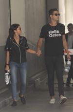 SARAH HYLAND and Wells Adams Out and About in Los Angeles 08/01/2019