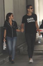 SARAH HYLAND and Wells Adams Out and About in Los Angeles 08/01/2019