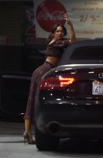SARAH HYLAND at a Gas Station in Los Angeles 08/06/2019