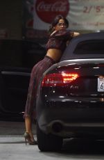 SARAH HYLAND at a Gas Station in Los Angeles 08/06/2019