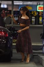 SARAH HYLAND at a Gas Station in Los Angeles 08/06/2019
