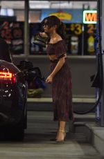 SARAH HYLAND at a Gas Station in Los Angeles 08/06/2019