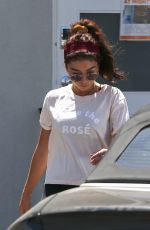 SARAH HYLAND at a Gym in Los Angeles 08/26/2019
