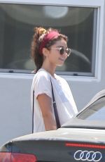 SARAH HYLAND at a Gym in Los Angeles 08/26/2019