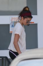 SARAH HYLAND at a Gym in Los Angeles 08/26/2019