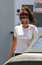SARAH HYLAND at a Gym in Los Angeles 08/26/2019