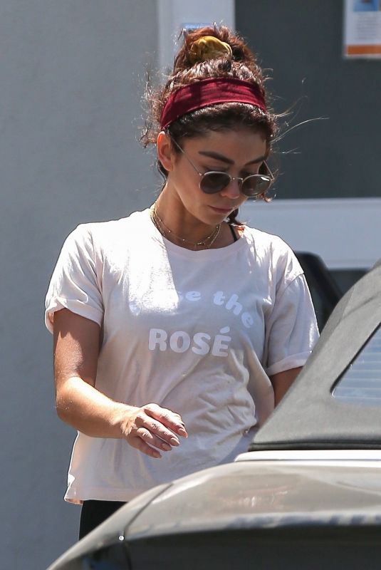 SARAH HYLAND at a Gym in Los Angeles 08/26/2019