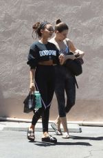 SARAH HYLAND Leaves a Gym in Los Angeles 08/11/2019