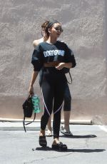 SARAH HYLAND Leaves a Gym in Los Angeles 08/11/2019