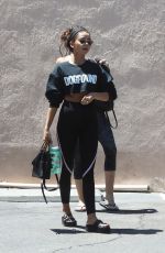 SARAH HYLAND Leaves a Gym in Los Angeles 08/11/2019
