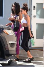 SARAH HYLAND Leaves a Gym in Los Angeles 08/20/2019