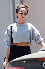 SARAH HYLAND Leaves Pilates Class in Los Angeles 08/12/2019