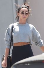 SARAH HYLAND Leaves Pilates Class in Los Angeles 08/12/2019