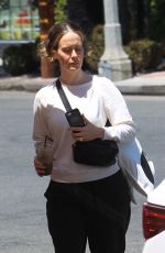 SARAH PAULSON Out for Iced Drink in Hollywood 08/15/2019
