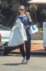 SARAH PAULSON Out Shopping on Melrose Place in Hollywood 08/07/2019