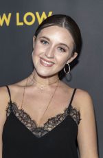 SAVANNAH STEHLIN at Low Low Premiere in Los Angeles 08/15/2019