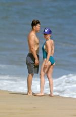 SCARLETT JOHANSSON in Swimsuit at a Beach in New York 08/11/2019