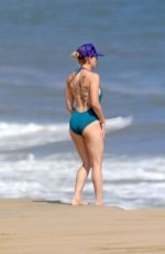 SCARLETT JOHANSSON in Swimsuit at a Beach in New York 08/11/2019