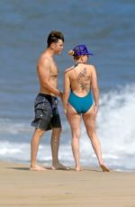 SCARLETT JOHANSSON in Swimsuit at a Beach in New York 08/11/2019