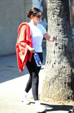SELENA GOMEZ Leaves a Gym in Los Angeles 08/29/2019