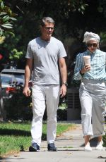 SELMA BLAIR and David Price Out in Studio City 08/07/2019