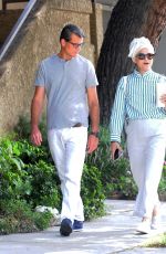 SELMA BLAIR and David Price Out in Studio City 08/07/2019