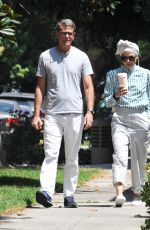 SELMA BLAIR and David Price Out in Studio City 08/07/2019
