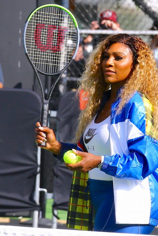 SERENA WILLIAMS at Nike Queens of the Future Event in New York 08/20/2019