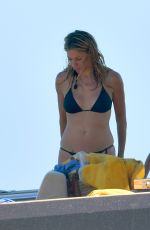 SIENNA MILLER in Bikini Snorkeling in St Tropez 08/08/2019