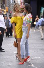 SISTINE ROSE STALLONE and CORINNE FOXX Arrves at Good Morning America in New York 08/05/2019