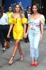 SISTINE ROSE STALLONE and CORINNE FOXX Arrves at Good Morning America in New York 08/05/2019