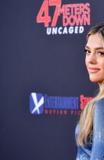SISTINE ROSE STALLONE at 47 Meters Down Uncaged Premiere in Westwood 08/13/2019
